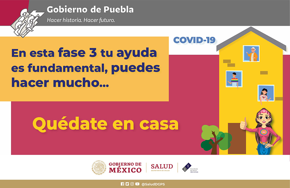 En esta fase 3 tu ayuda es fundamental, puedes hacer mucho...
¡Quédate en casa!