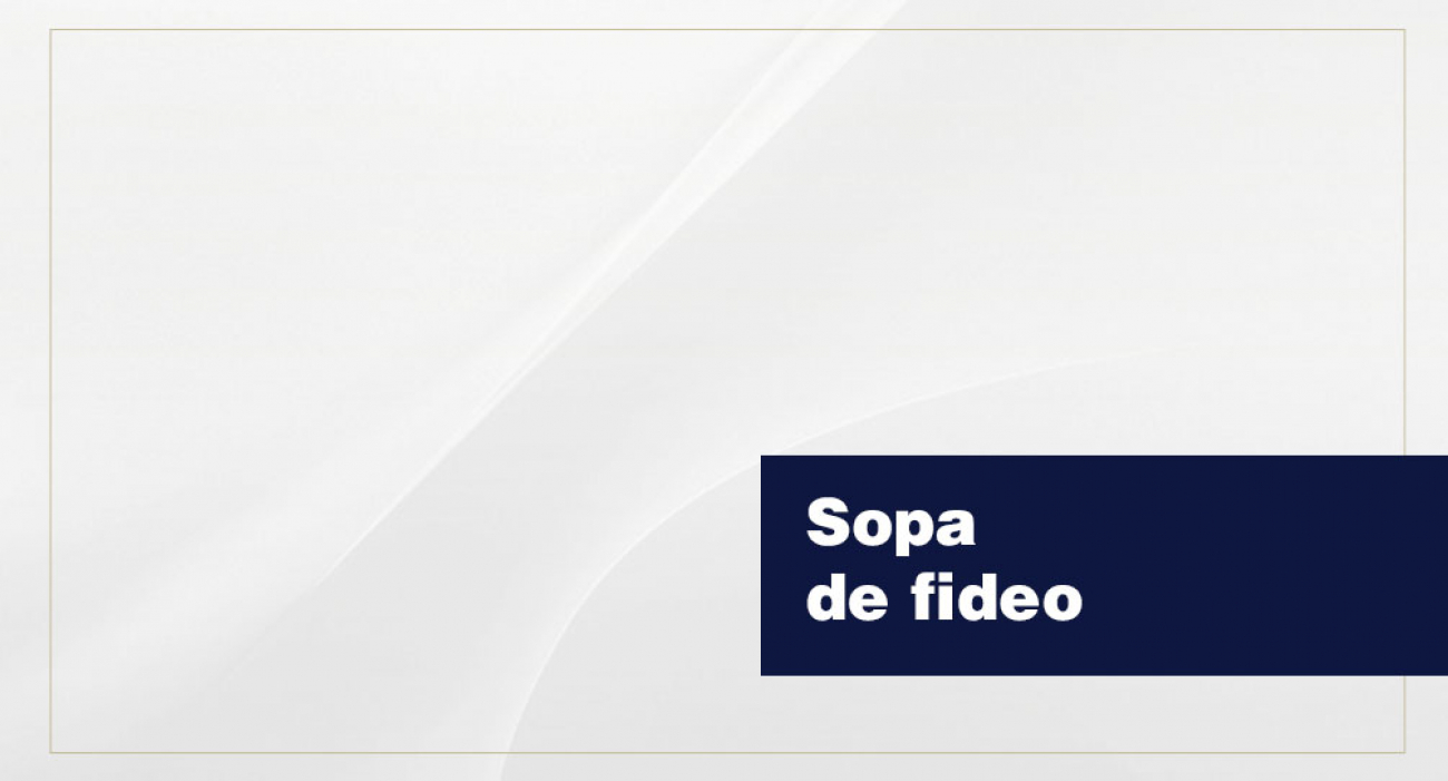 Sopa de fideo