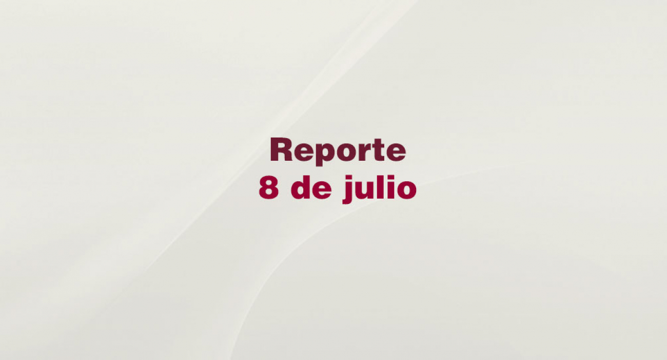 Reporte 8 de julio