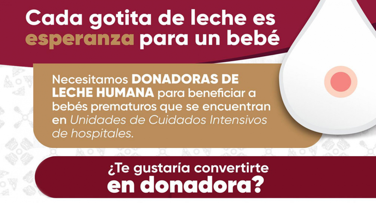 Cada gotita de leche es esperanza para un bebé