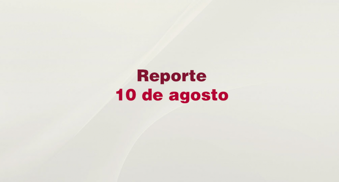Reporte 10 de Agosto