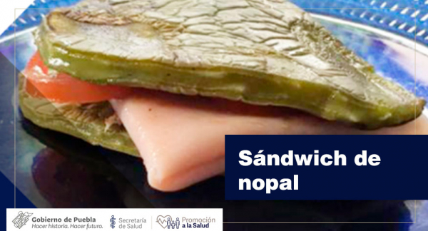Sándwich de nopal