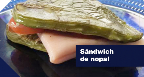 Sándwich de nopal