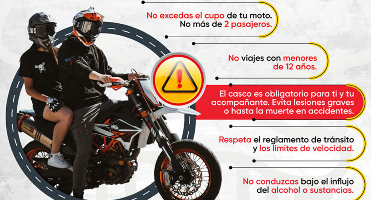 Protege tu vida y la de quien viaja contigo